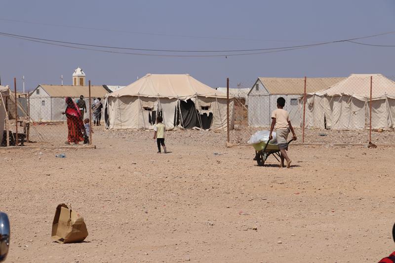 Camps in Djibouti are exposed to extreme desert temperatures where refugees have been struggling with basic essentials like adequate and water